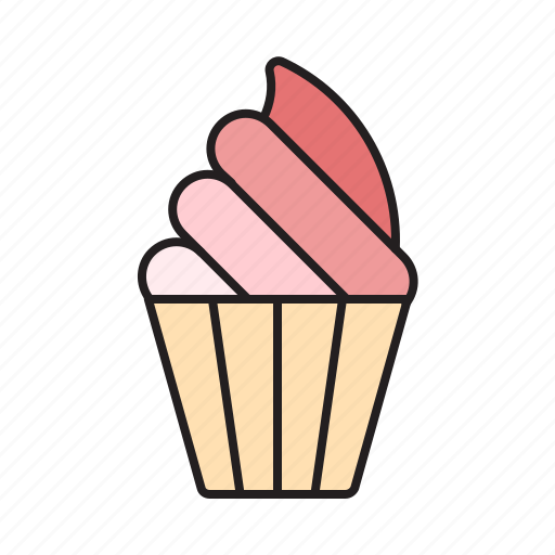 Cake, cupcake, dessert, food, party, sweet, sweets icon - Download on Iconfinder
