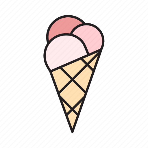 Cornet, fresh, ice, ice cream, sherbet, summer, sweets icon - Download on Iconfinder
