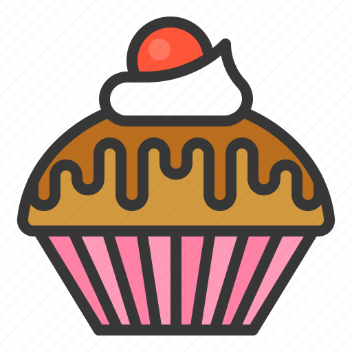 Cup cake, dessert, food, muffin, sweets icon - Download on Iconfinder