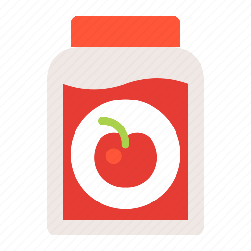 Cherry, dessert, food, jam, sweets icon - Download on Iconfinder