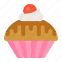 cupcake, dessert, food, muffin, sweets