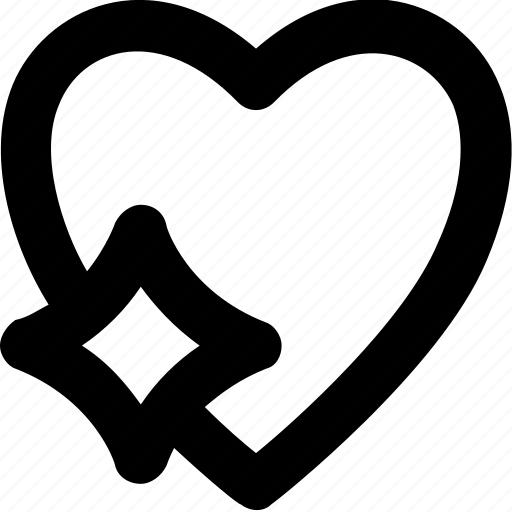 Heart, like, love, sparkling heart, valentine icon - Download on Iconfinder
