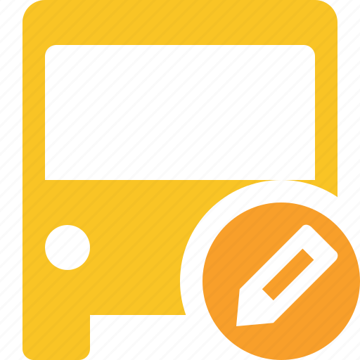 Bus, edit, public, transport, transportation, travel, vehicle icon - Download on Iconfinder