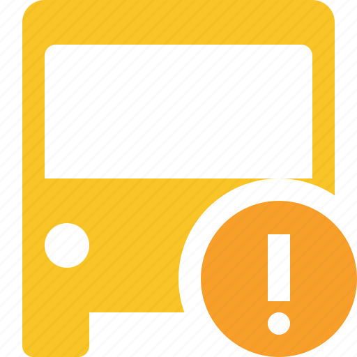 Bus, public, transport, transportation, travel, vehicle, warning icon - Download on Iconfinder