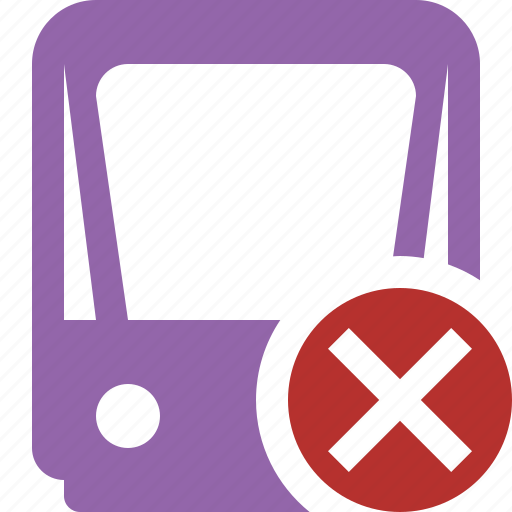 Cancel, public, train, tram, tramway, transport icon - Download on Iconfinder
