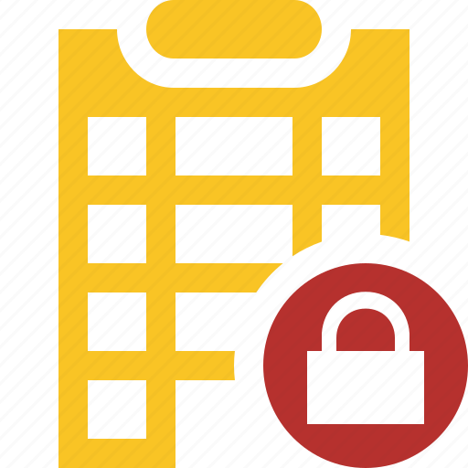 Building, city, hotel, lock, office, travel, vacation icon - Download on Iconfinder