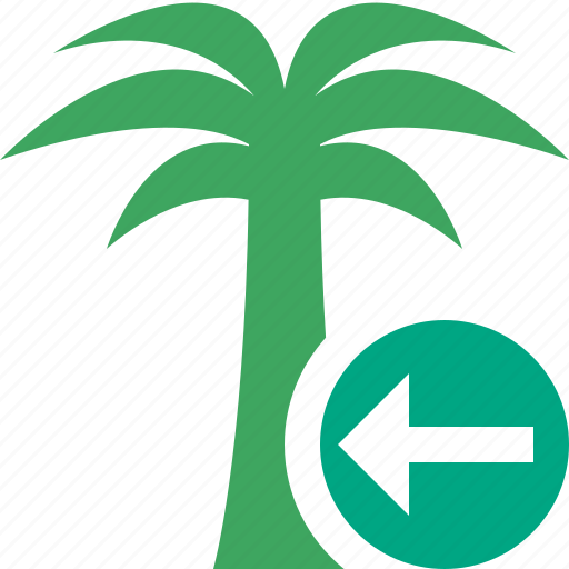 Palmtree, previous, travel, tree, tropical, vacation icon - Download on Iconfinder