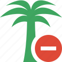 palmtree, stop, travel, tree, tropical, vacation