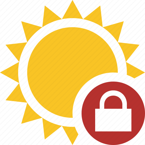 Lock, summer, sun, sunny, travel, vacation, weather icon - Download on Iconfinder