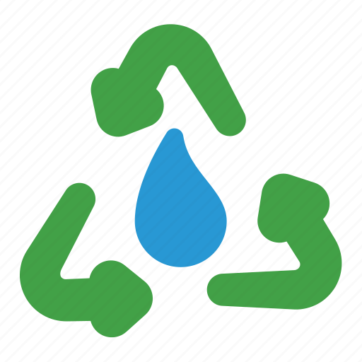 Energy, recycle, water, reusable, arrow icon - Download on Iconfinder