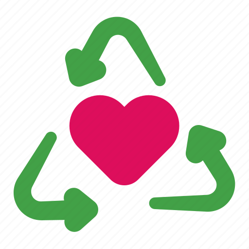 Conservation, green, recycle, recycling, reusable, reuse, love icon - Download on Iconfinder