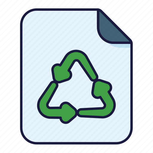 Document, recycle, reusable, interface, paper icon - Download on Iconfinder