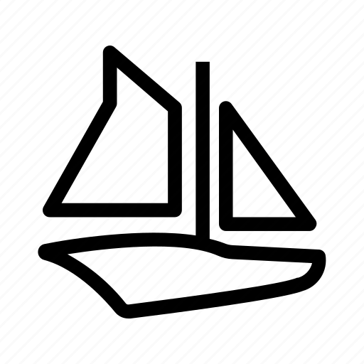 Sailboat, transportation, travel icon - Download on Iconfinder