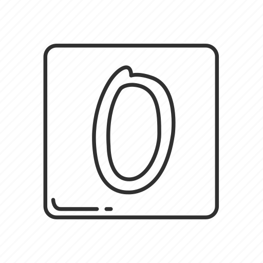 Emoji, keycap zero, number, number 0, number zero, zero, zero symbol icon - Download on Iconfinder