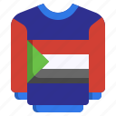 sudan, tshirt, flags, fashion, shirt