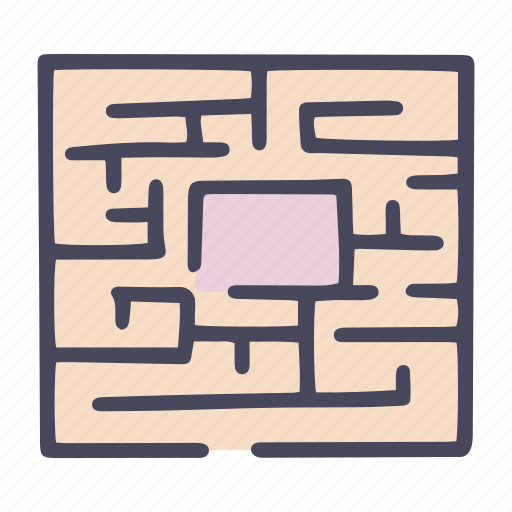 Table, game, maze, puzzle, path, logic icon - Download on Iconfinder
