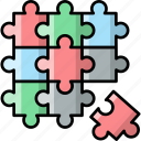 jigsaw, puzzle, puzzle piece, strategy
