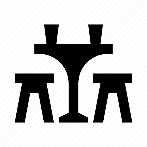 Table, furniture, chairs, glasses, park, outdoor, camping icon - Download on Iconfinder