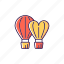 hot air, balloons, flying, aerial 