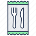disposable, cutlery, spoon, knife, plastic 