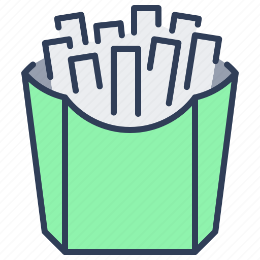 French, fries, fast, food, take, away icon - Download on Iconfinder