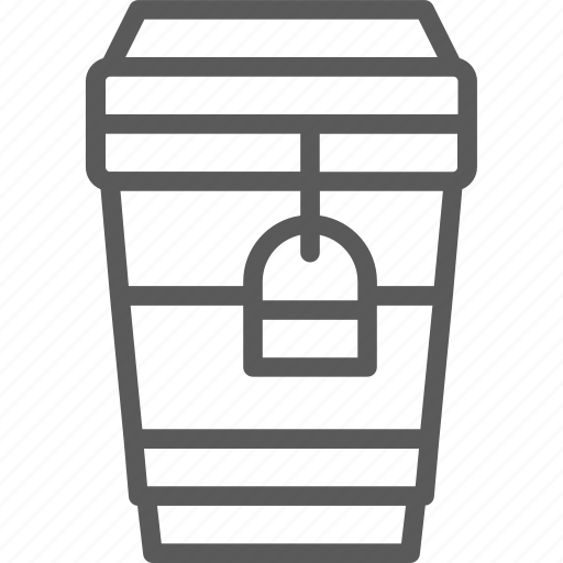Cafe, cardboard, coffee, cup, disposable, takeaway, tea icon - Download on Iconfinder