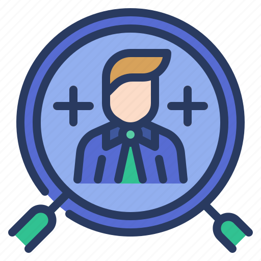 Screening, hr, job, recruitment, scan, search, human resource management icon - Download on Iconfinder