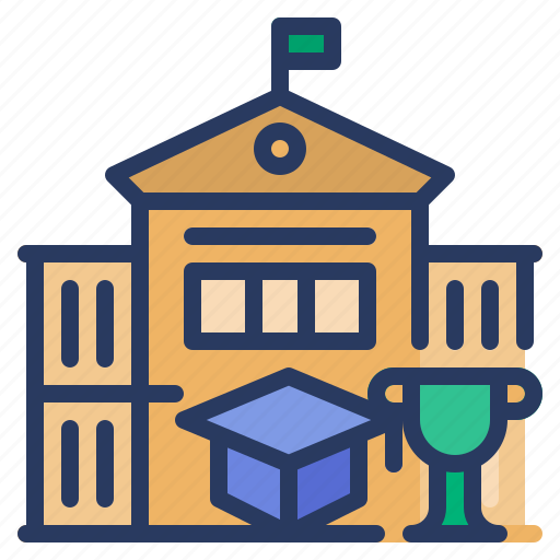 University, education, study, college, academy, building, top university icon - Download on Iconfinder