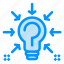 bulb, idea, question, solution, suggestion 