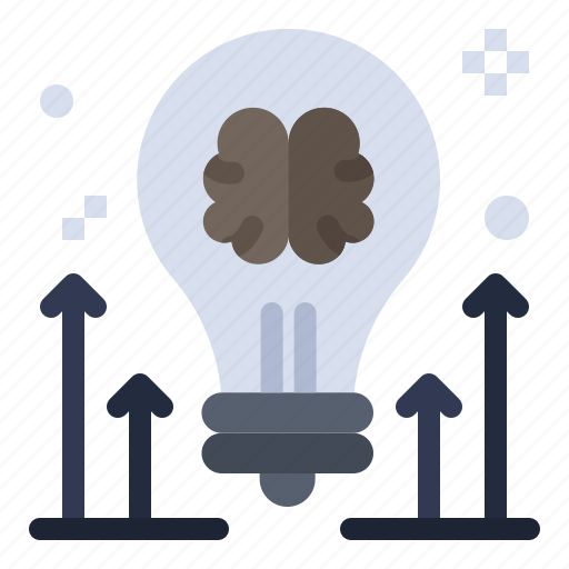 Arrow, brain, brainstorming, bulb, idea icon - Download on Iconfinder