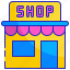 blue, building, gold, retail, sale, shop, store 
