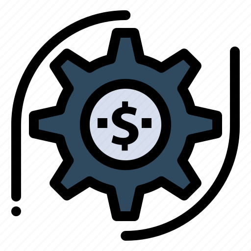 Dollar, gear, money, setting icon - Download on Iconfinder