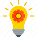 brainstorm, bulb, creative, idea, new