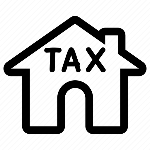 Expense, land and building tax, house, tax, burden icon - Download on Iconfinder