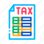 building, chart, document, finance, page, system, tax 
