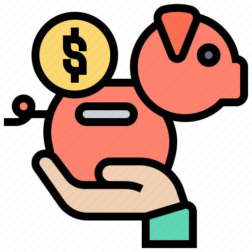 Bank, earn, income, piggy, salary icon - Download on Iconfinder