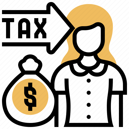 Debt, liability, money, tax, woman icon - Download on Iconfinder