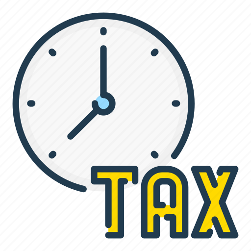 Clock, tax, taxation, time icon - Download on Iconfinder