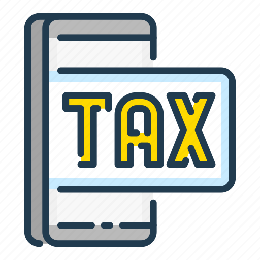 Mobile, online, payment, phone, tax, taxation icon - Download on Iconfinder