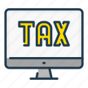 computer, online, pc, tax, taxation