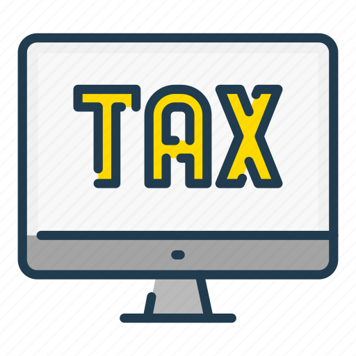 Computer, online, pc, tax, taxation icon - Download on Iconfinder