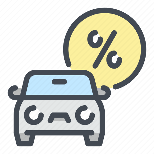 Car, transport, auto, loan, fee, tax, percentage icon - Download on Iconfinder