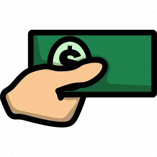 Cash, dollar, money, pay, business, buy, lineart icon - Download on Iconfinder