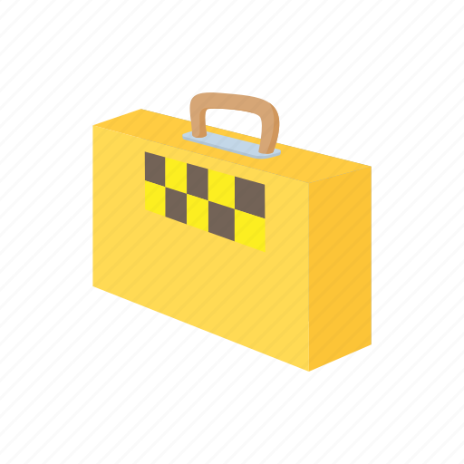 Bag, car, cartoon, suitcase, taxi, transport, vehicle icon - Download on Iconfinder