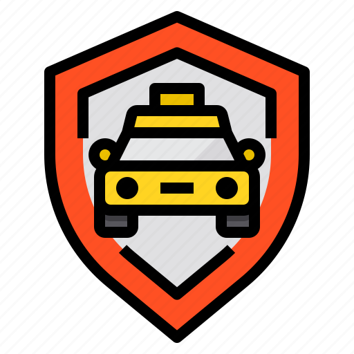 Security, shield, taxi, transport, vehicle icon - Download on Iconfinder