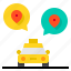 location, pin, placeholder, station, taxi 