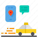 location, placeholder, smartphone, station, taxi 