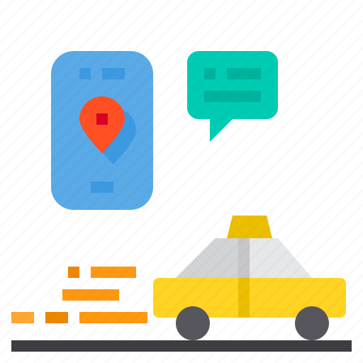 Location, placeholder, smartphone, station, taxi icon - Download on Iconfinder