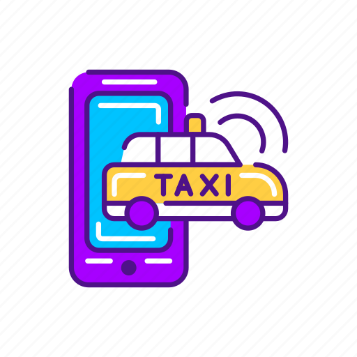 Car, online, service, smartphone, taxi icon - Download on Iconfinder