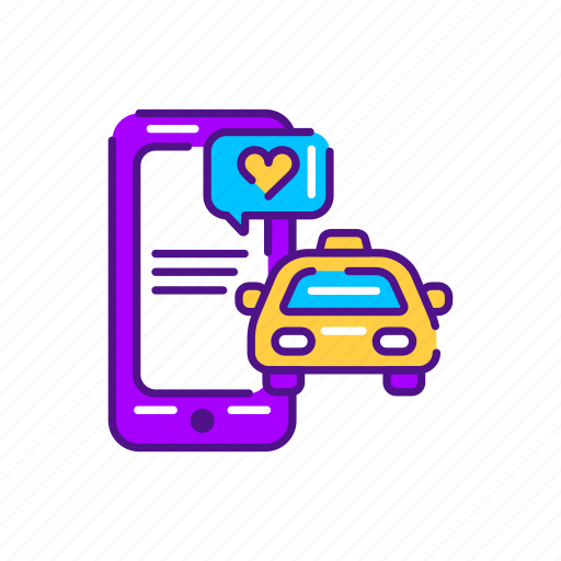 Car, online, review, service, smartphone, taxi icon - Download on Iconfinder